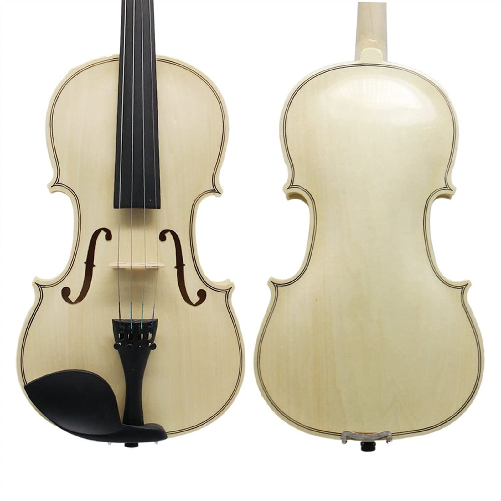 Violinen Akustische Violine 4/4 3/4 1/2 1/4 1/8 Für Studenten Anfänger Mit Koffer Bogen Kolophonium Schulterstütze Dämpfer Saiten (Color : 3/4)
