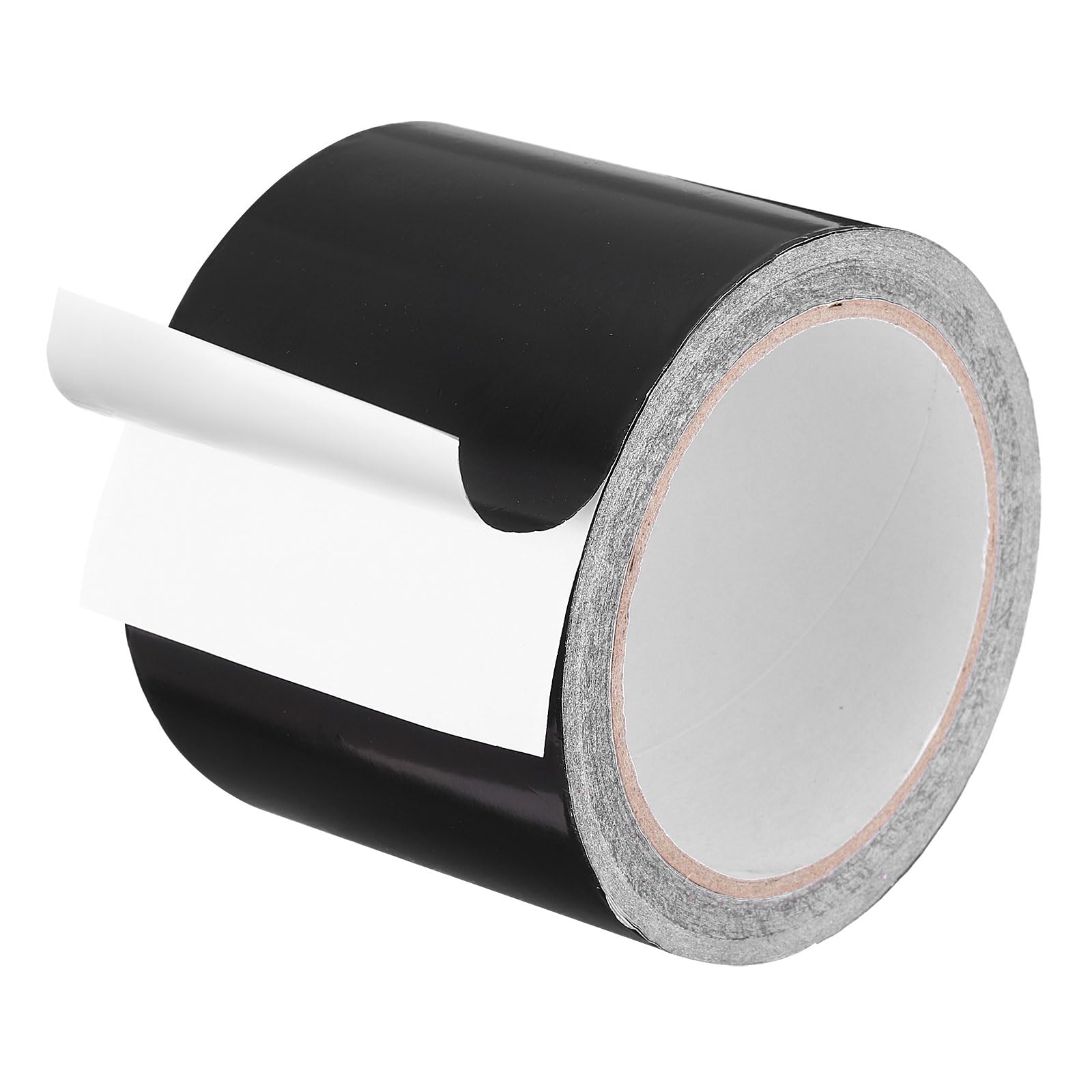 DEFANEX Aluminum Foil Tape (80mm x 20m, 0.07mm, Black) Heat Resistant Metal Tape, for HVAC Sealing Patching Hot Cold Air Ducts
