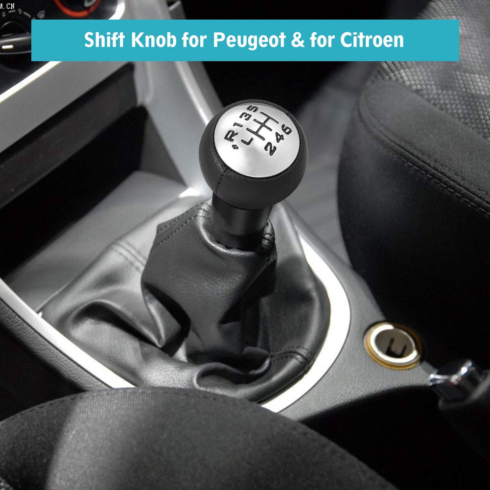 Für Peugeot 3008 407 5008 807 307 308 Citroen C4 C8 5 Gang Schaltknauf Neu