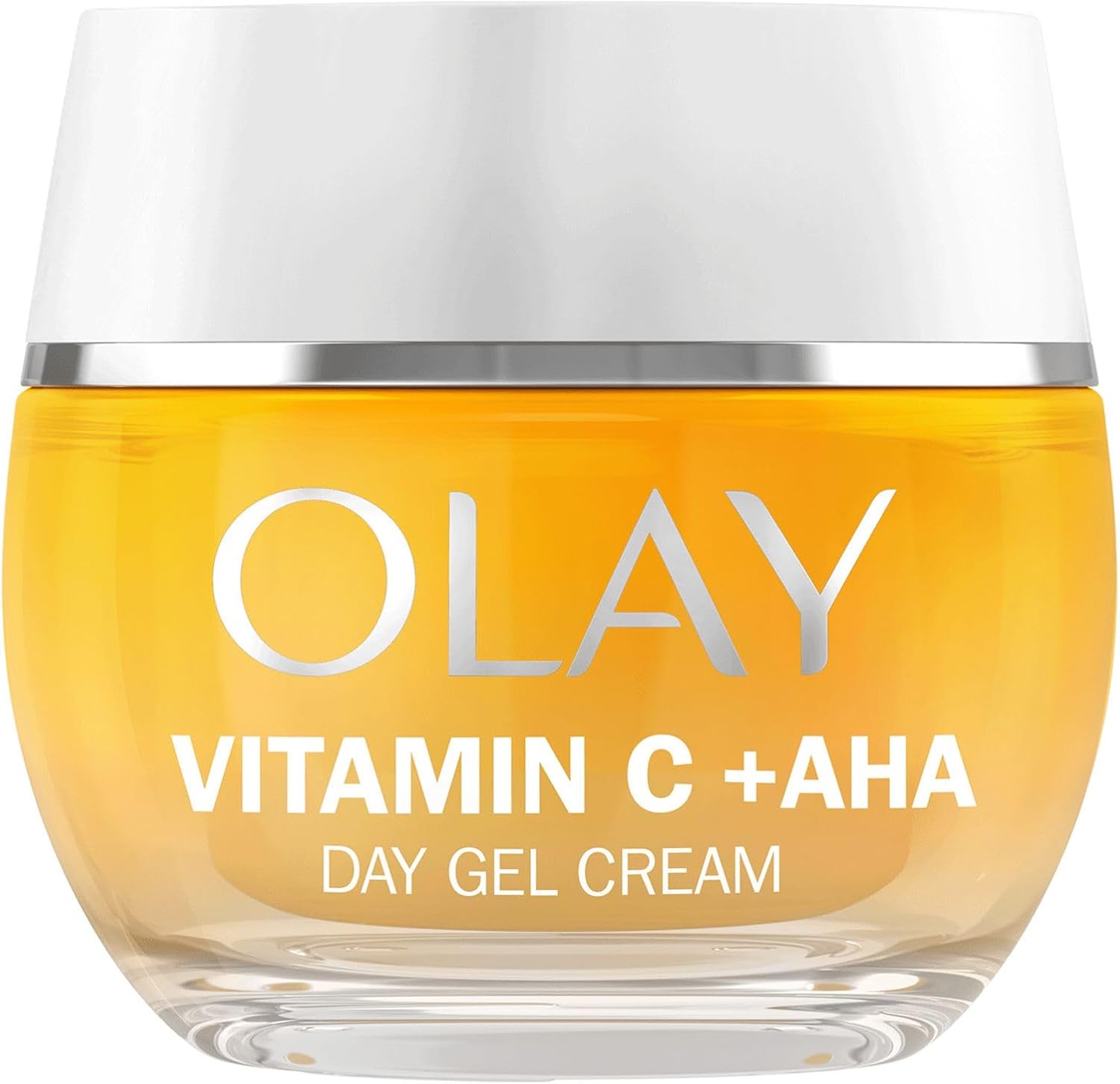 Olay Vitamin C Face Moisturiser Day Gel Cream with AHA, Skincare with Niacinamide 99% Purity and Vitamin E Brightening Skin Care: Anti-Dark Spot Action, Evens, Hydrates Non-Greasy, Non-Sticky 50ml