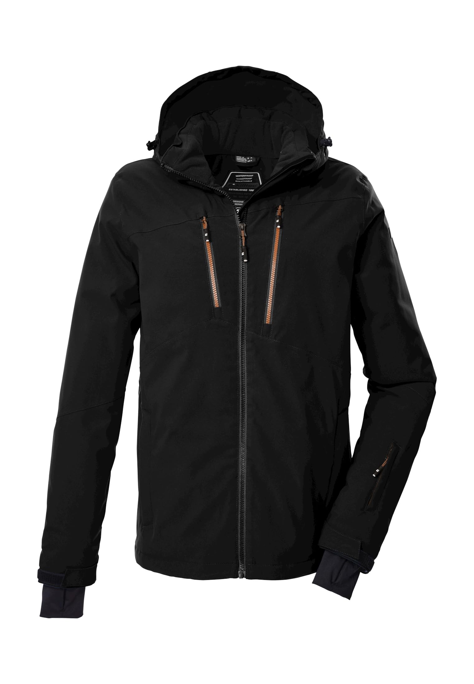 Killtec Herren Skijacke Funktionsjacke mit Kapuze und Schneefang KSW 439 MN SKI Jckt
