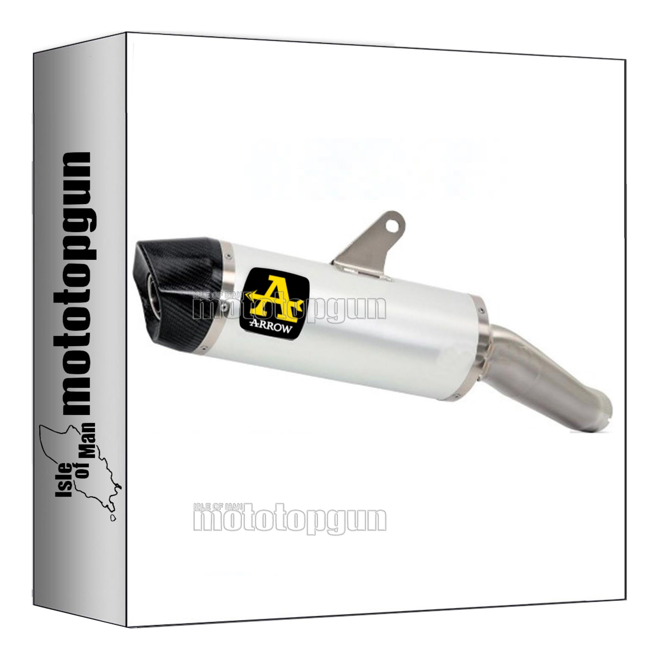 arrow 72641AK scarico omologato indy-race alluminio fondello carby compatibile con honda xl 750 transalp 2023 mototopgun