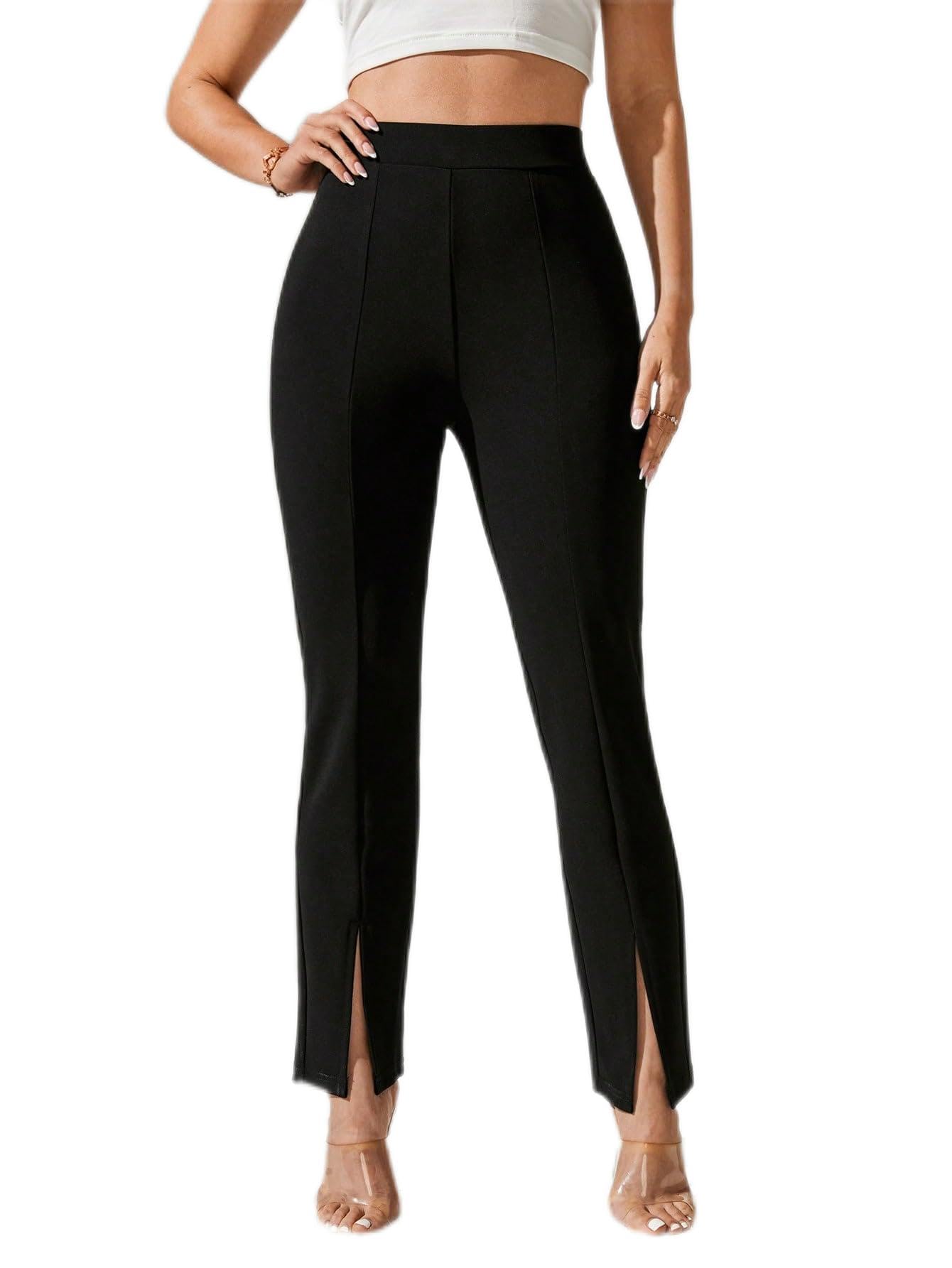 Pants for Women Split Hem Pants
