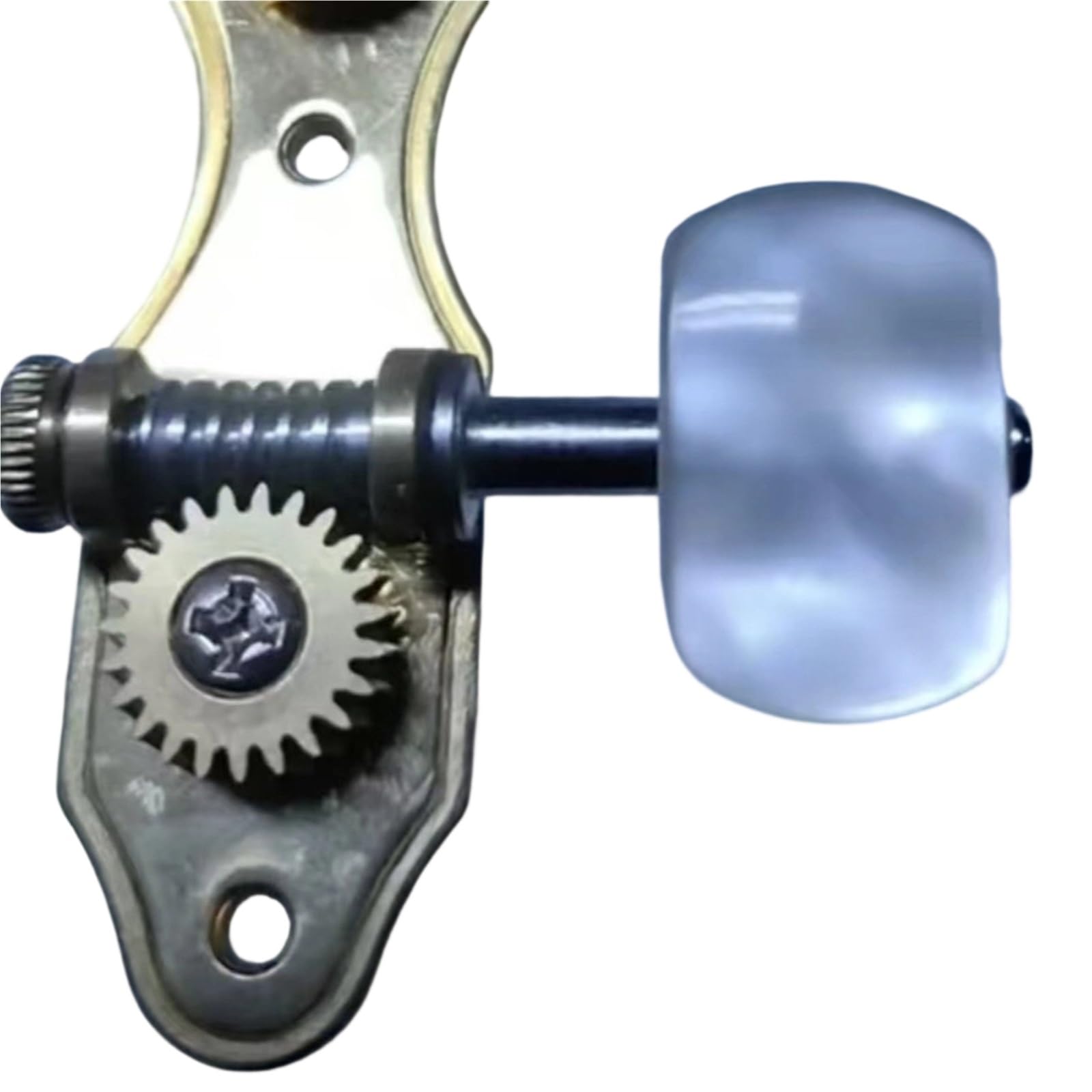 Professionelle Gitarren stimmwirbel Stimmgeräte Für Klassische Gitarre Universelle Wirbel Zahnräder Aus Reinem Kupfer Zubehör(White)