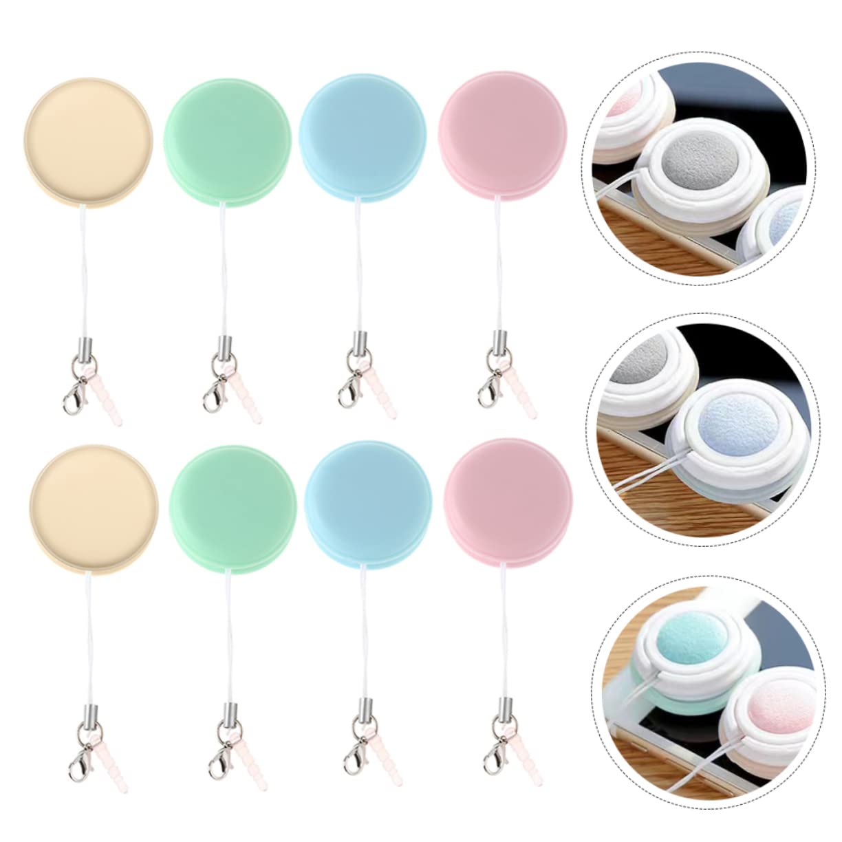 ABOOFAN 30pezzi Panni Pulitori Portatili Per Schermi e Occhiali Salviette Microfibra Per Elettronica Colori Random Per Telefono e Laptop