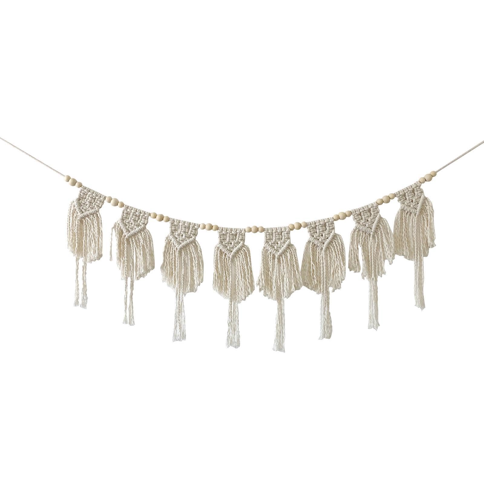 TWISAXC Relaxing Wall Hanging Tapestry Macrame Wall Hanging Tapestry Gift Unique Bohemian Tassels Art Minimalist Bohemian Tassels Art Decoration Minimalist