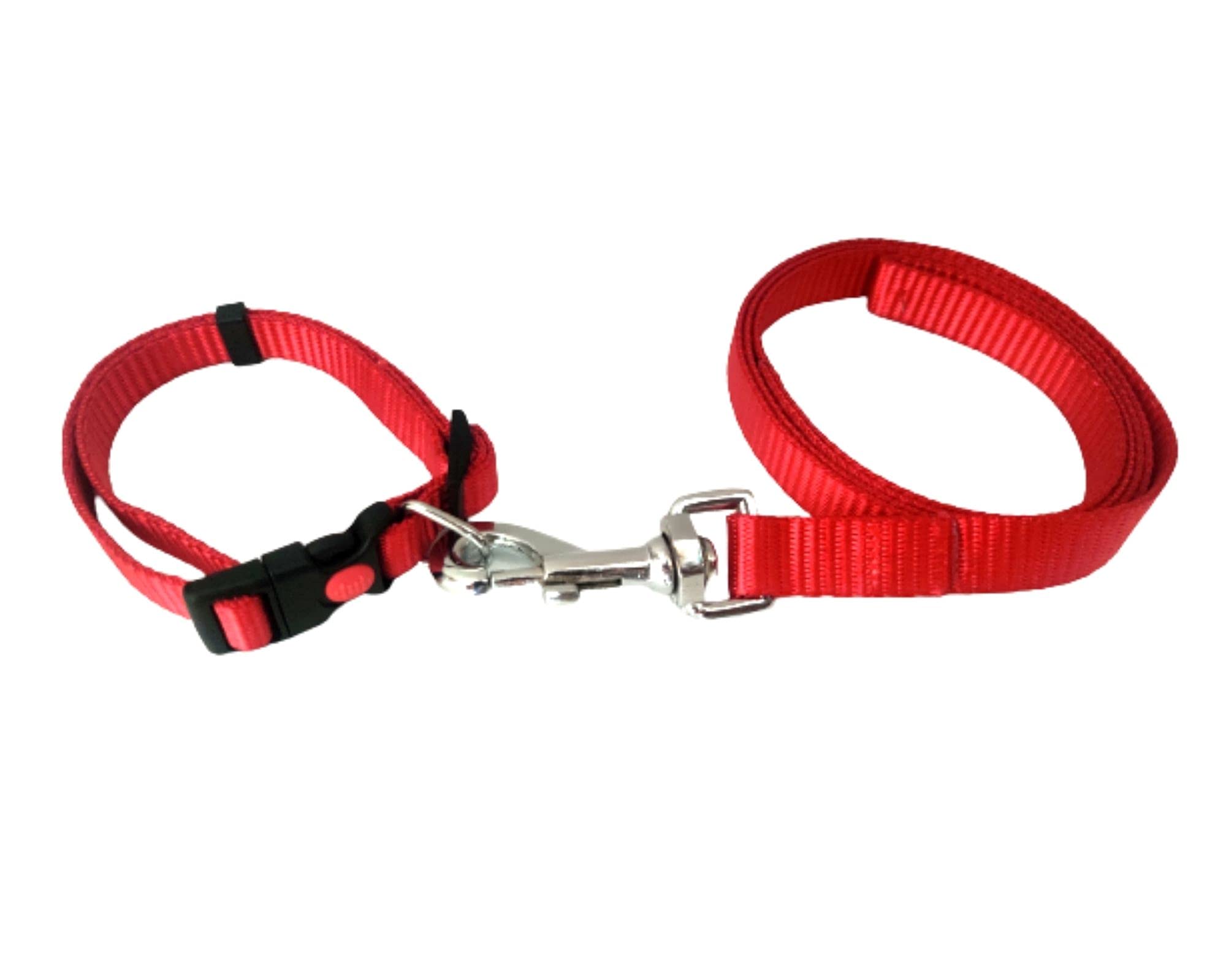 PetWag Nylon Dog Leash and Collar Set, Medium - Red, 18mm (B07TN82M9D) Amazon Price History, Amazon Price Tracker