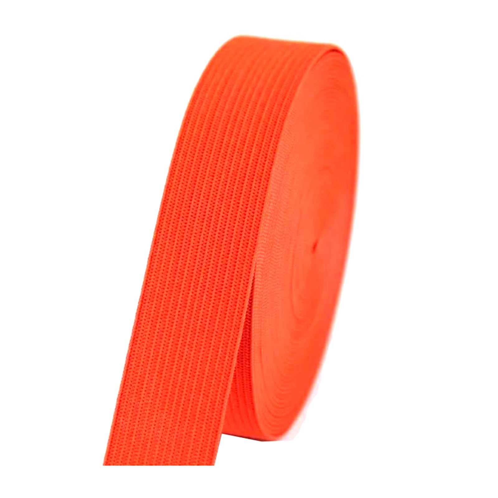 Bandas elásticas Banda elástica Ancha y Plana Banda elástica de 5 Metros for Costura, Color Rojo, 20 mm, Ideal for decoración del hogar, Ropa y Accesorios de Costura.(Oranje)