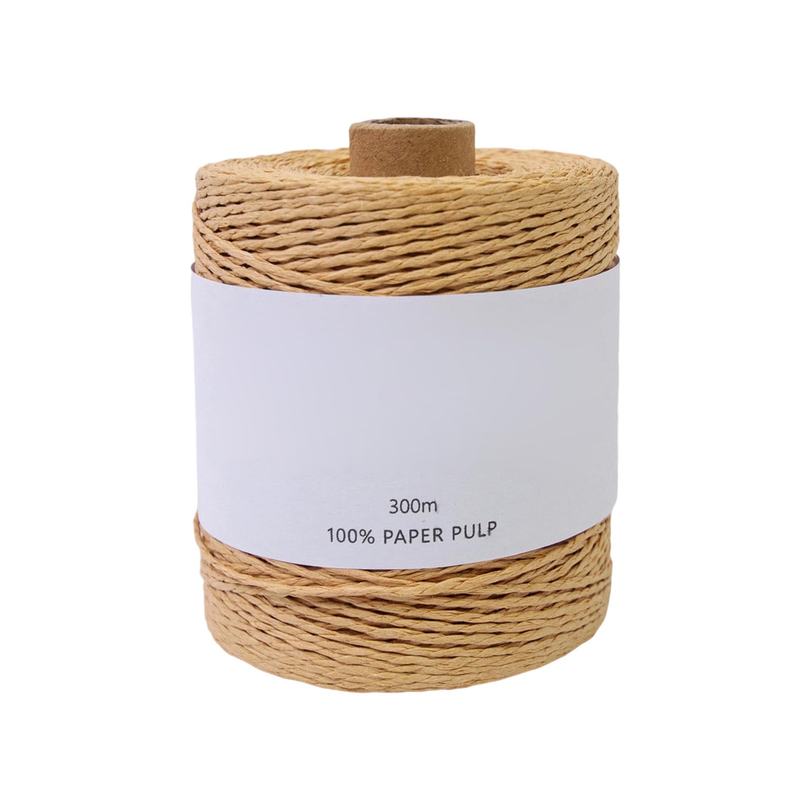carotoe Raffia Paper Craft Ribbon 3.28Yards 1.5mm Wide Packing Paper Twine for Wrapping Weaving Bag Hat Basket and Decoration Crochet Raffia Yarn