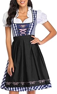 Vestido tradicional tirolés para mujer, falda tradicional tirolesa, 3 piezas, para Oktoberfest, ocasiones especiales, color verde/gris/rosa, incluye blusa