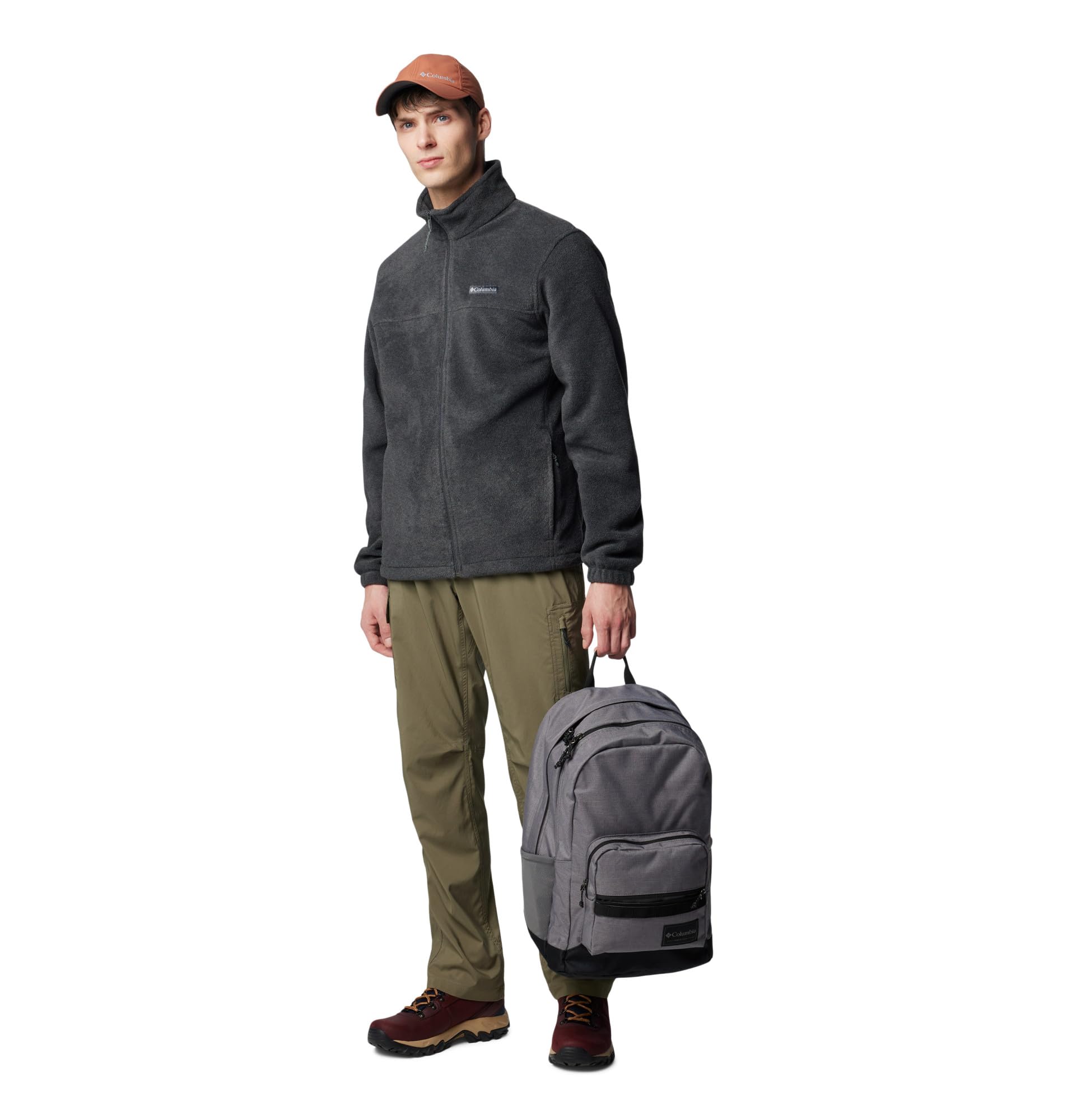 Columbia Steens Mountain Full Zip 2.0 męska kurtka polarowa na zamek błyskawiczny UK XL, Wrzosowy węgiel drzewny, XXL
