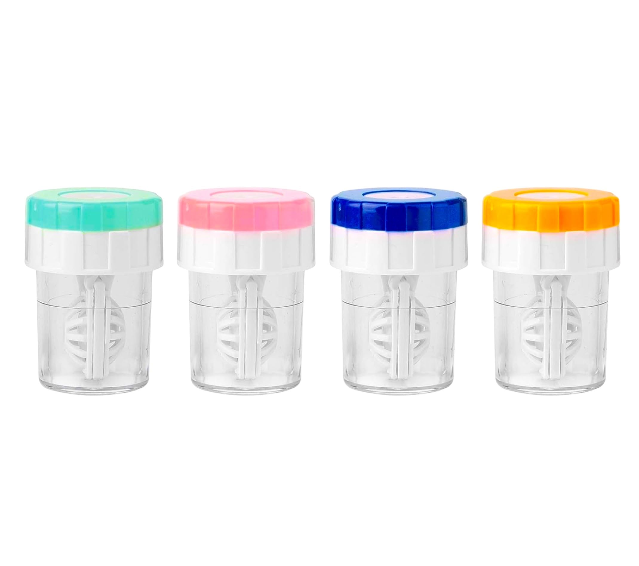 AUGEN Contact Lens Washer Cleaner Manual Spinning Contact Lens Case Portable Rotation Contact Lens Cleaning Container for Everyday Use (Pack of 4)-image-46