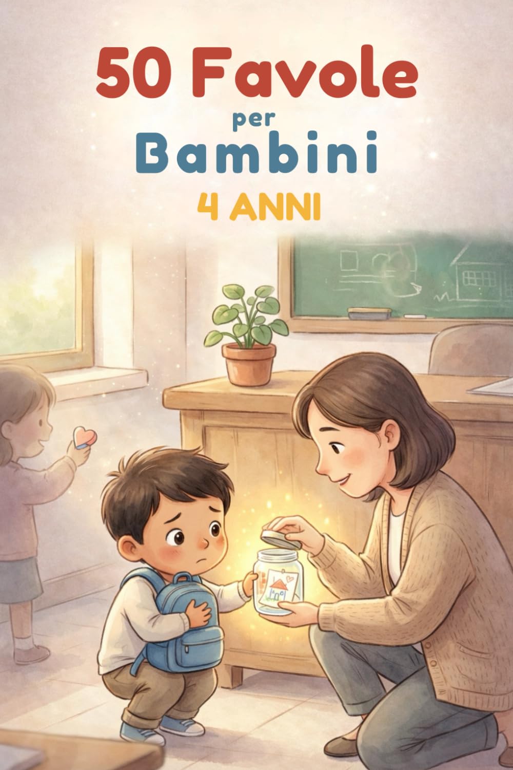 50 favole per bambini 4 anni: Piccole storie per trasformare la paura in coraggio