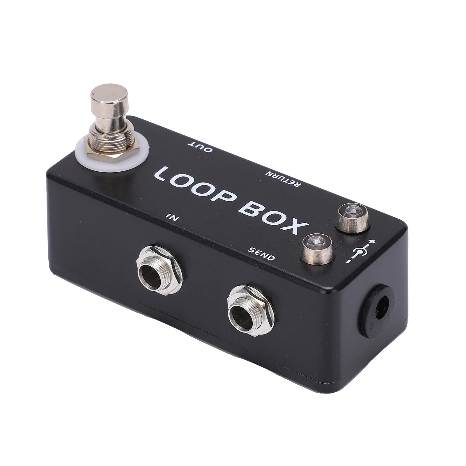 Effetto Loop per Chitarra Effetto Loop per Chitarra Elettrica Pedale Nero True Bypass Selezione Canale per Basso Elettrico