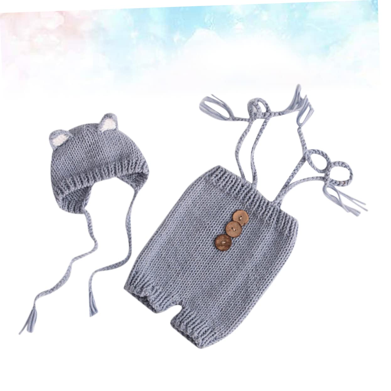 Gatuida Accesorios Recién Nacidos 3 Piezas Foto De Bebe Sombrero De Punto Recién Nacido Trajes De para Fotos De Bebés Gorro Tejido Bebe Disfraz De De Punto para Bebé Niño Ropa Disfraces
