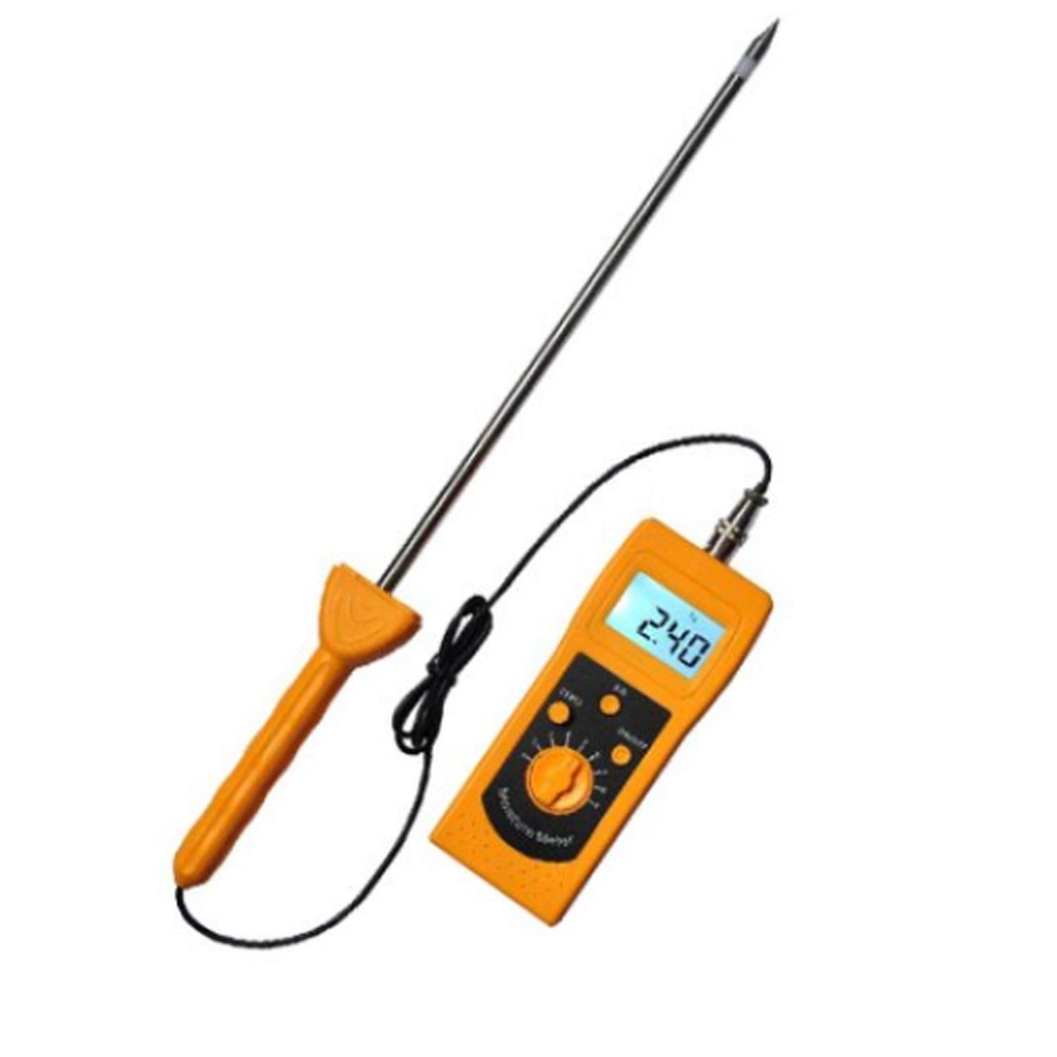 Moisture Meter, Potable Digital DM400S Moisture Meter/Analyzer/Tester for Soil, Chemical Combination Powder, Coal Powder