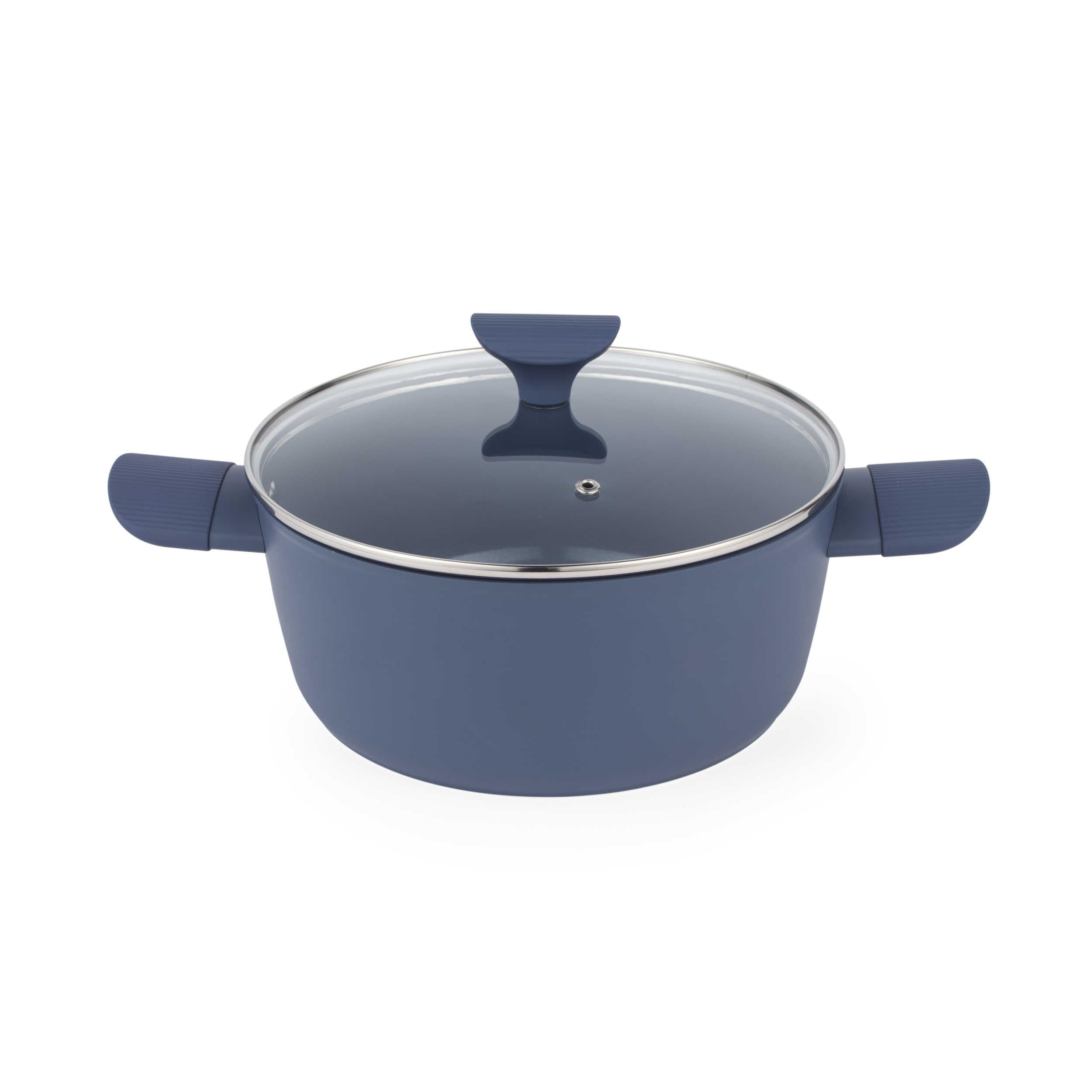 PROGRESS Mellow Casserole 24 cm, céramique sans PFAS, avec couvercle