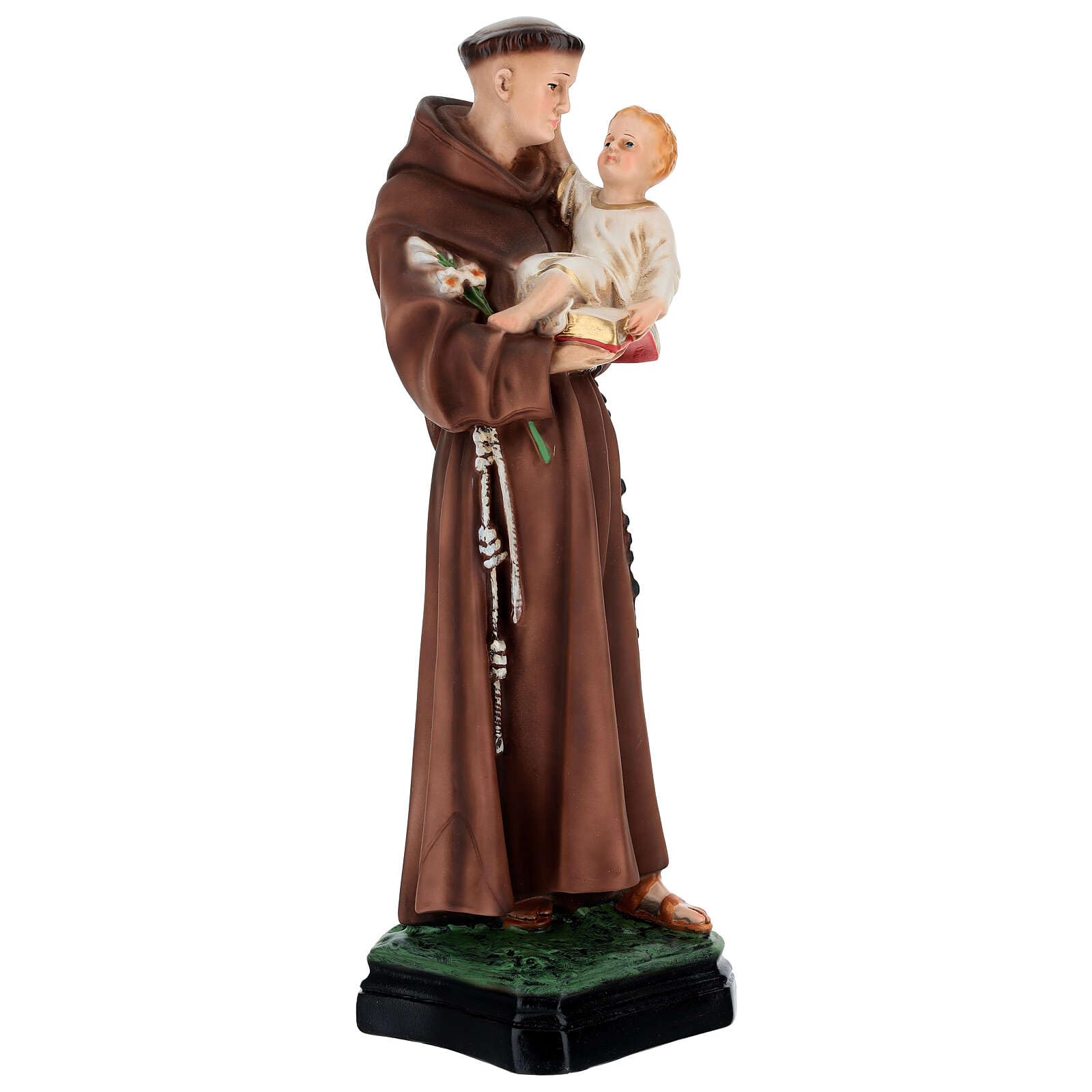 Holyart Figury z żywicy: Figura Święty Antoni 40 cm z żywicy malowanej