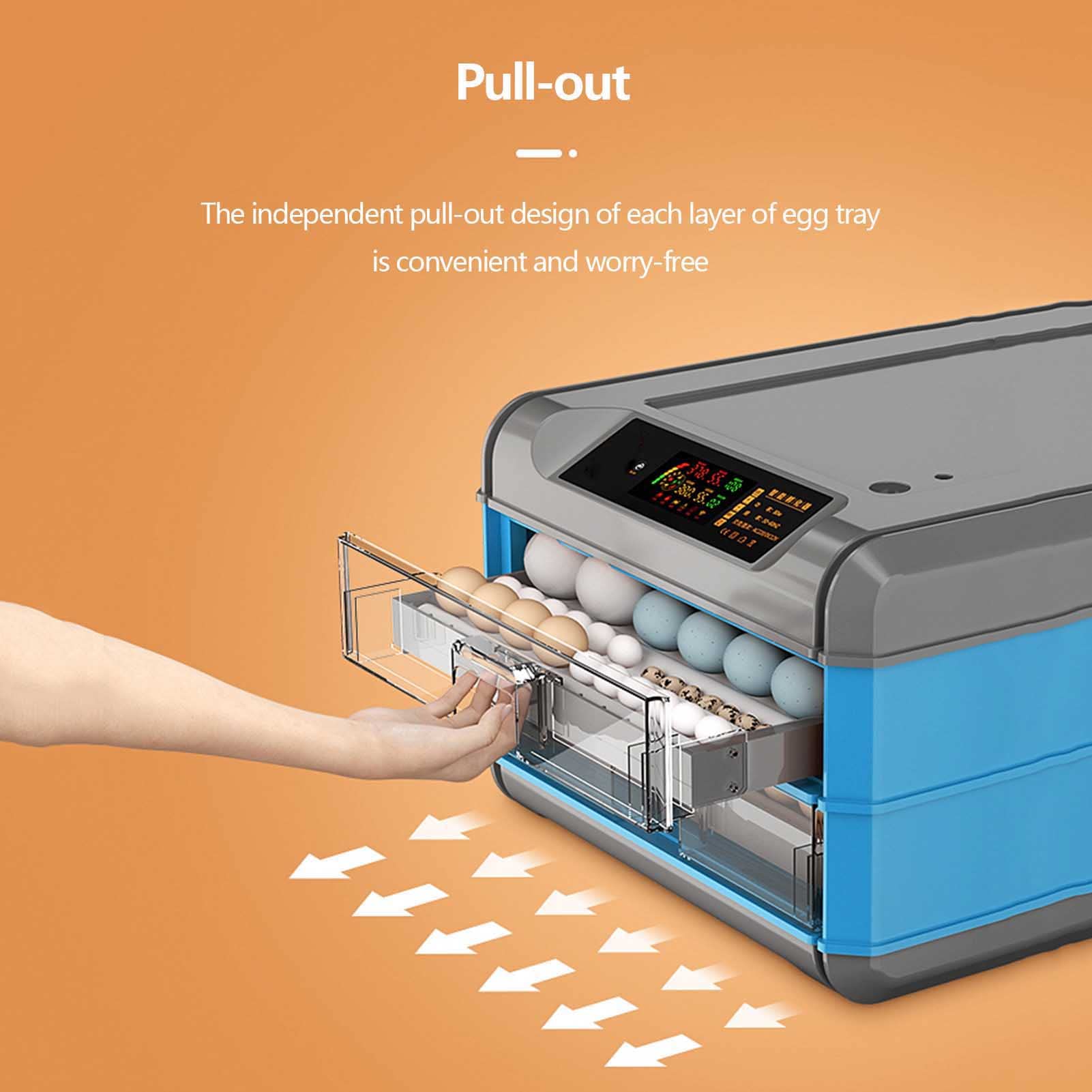 Generic Incubadora de huevos totalmente automática, control de temperatura y volteador de huevos, ideal para incubar pollos, pájaros, patos, codornices, equipo de criadero fácil de usar y eficiente