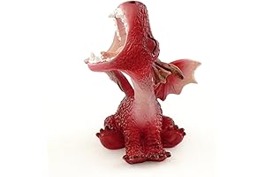 Top Collection 4530 Mini Red Dragon Roaring Figurines