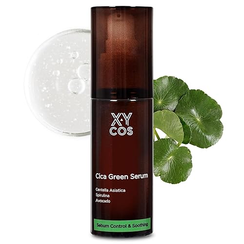 XYCOS CICA GREEN SERUM (1.7 oz) ayuda con poros, acné y manchas, dulzura