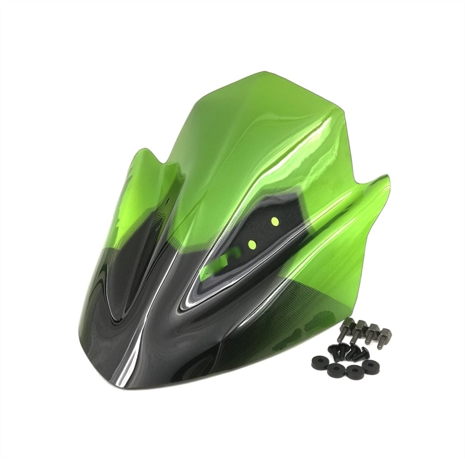 Windshield Windscreen For Kawasaki ER-6N ER6N 2012 2013 2014 2015 2016 Motorcycle Windshield Windproof Deflectors Protection Fairing Motorcycle Accessories (Color : Green)