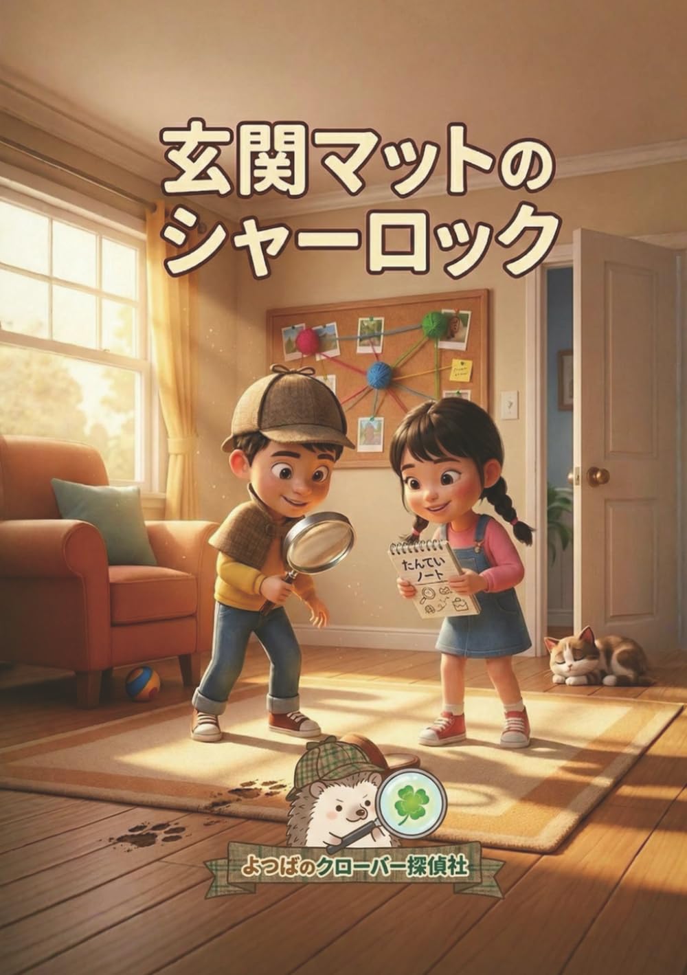 玄関マットのシャーロックと、消えたスリッパの謎：日常を変える「名探偵のまなざし」: 観察力・賢い問い・やさしい論理で真実を見つける！ 7歳からのわくわくクリティカル・シンキング・アドベンチャー (クローバーたんてい)