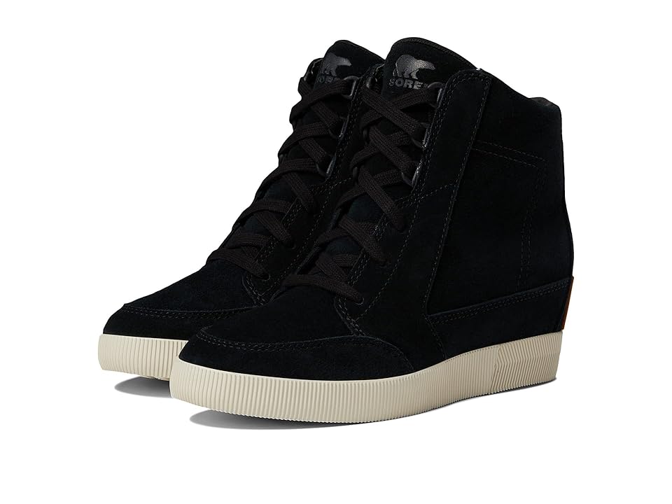 SOREL Out N About Wedge II Shoe in Black/Sea Salt at Nordstrom, Size 10.5