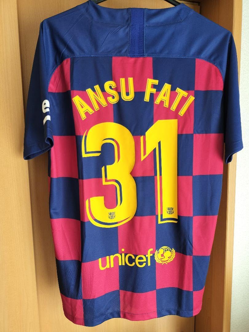 Amazon.co.jp: アンスファティ FCバルセロナ ユニフォーム ブライトン 