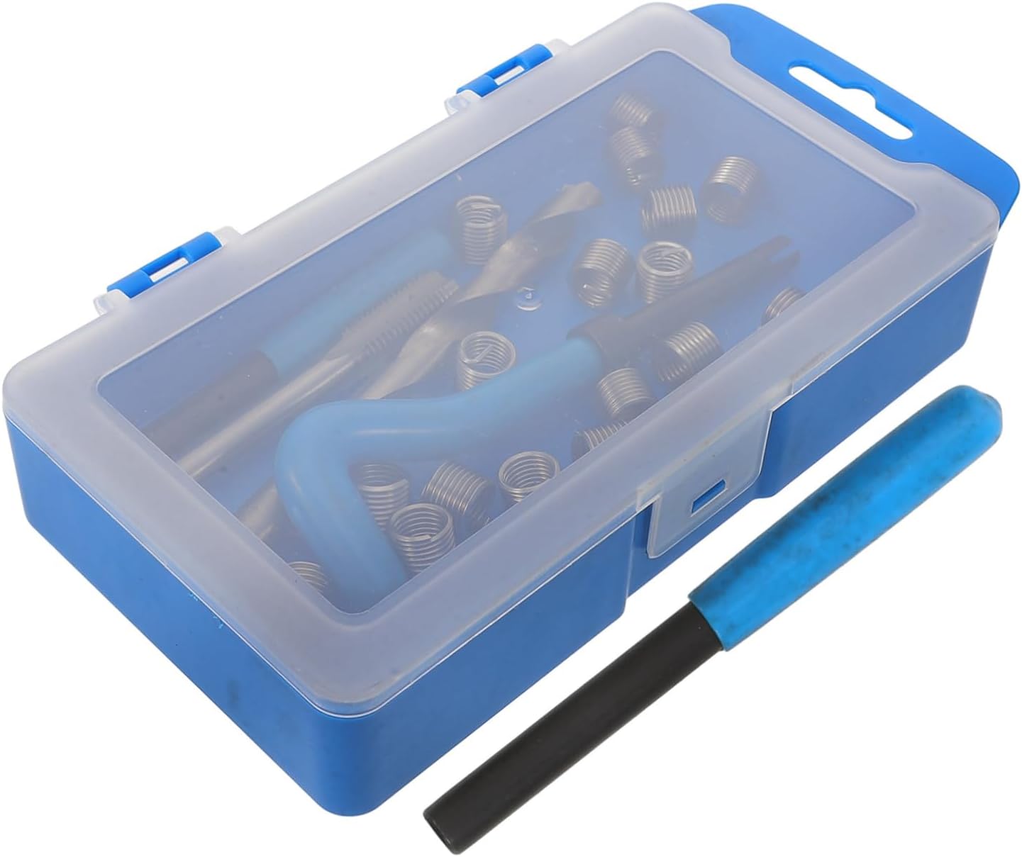 Cabilock 1set Thread Repair Tool Kit Stripped Thread Repair Automotive and Household Use Easy to Use Instructions Threaded Insert Installation Tool