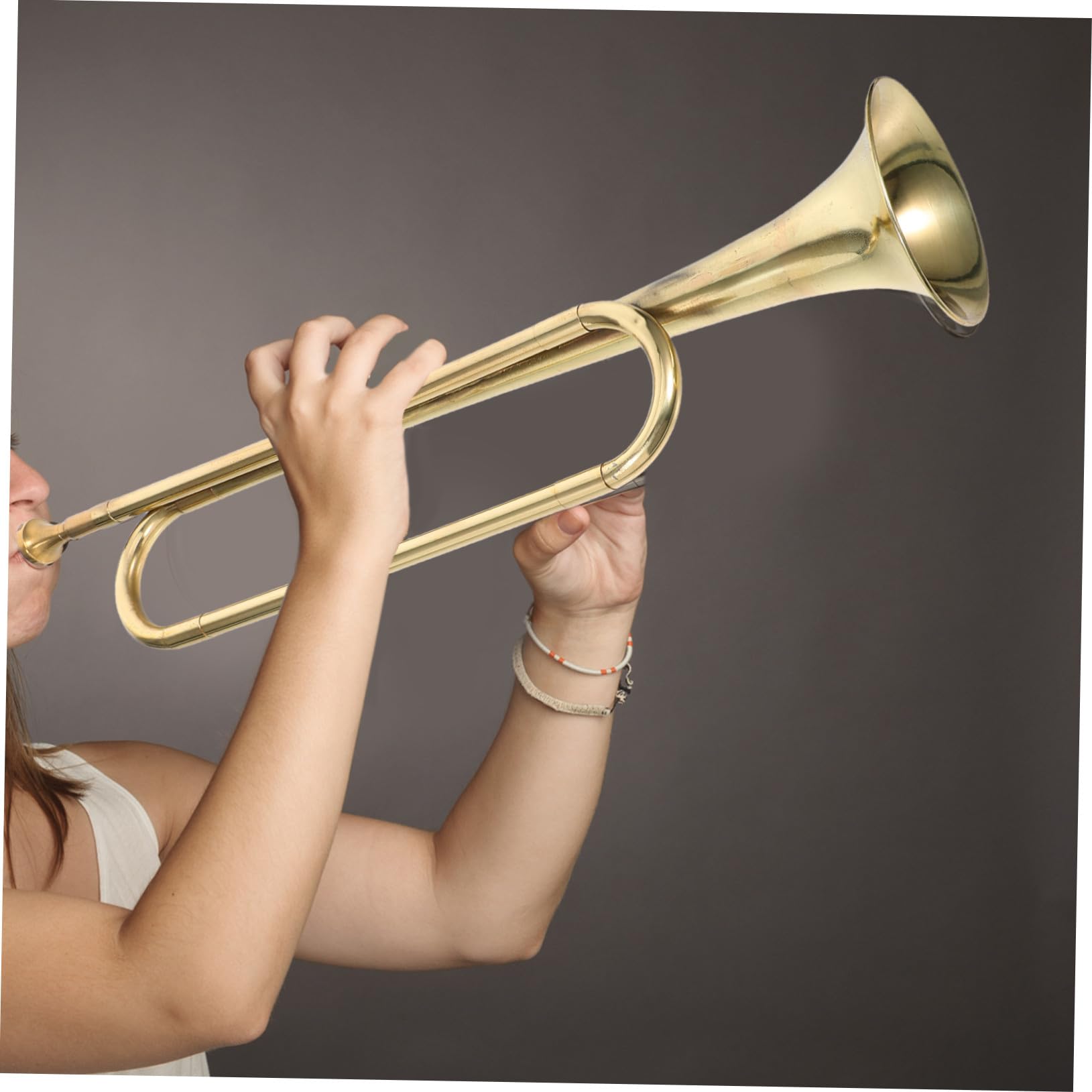 Healifty Instrumento Musical de Viento Dorado para Niños Diseño Creativo y Boquilla Varios Estilos Adecuado para Fiestas y Principiantes Seguro y Resistente Estilo Aleatorio