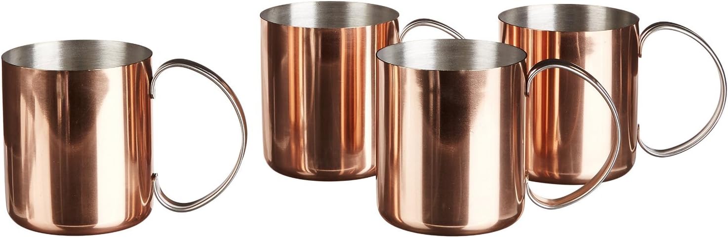 Copper Mug for Moscow Mules - 22 oz Perfect Copper Mug No Inner Lining - Copper 100 Percent Pure, Moscow Mule Copper Mugs