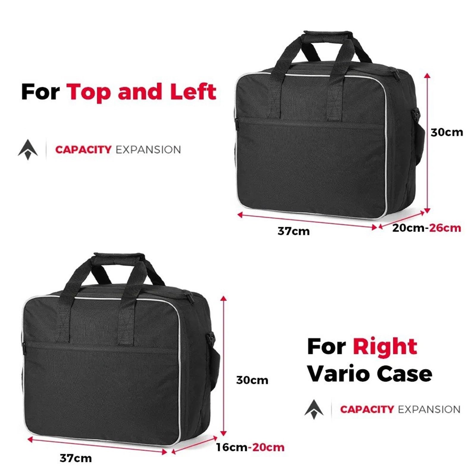 Alforjass Moto para BMW para R 1200GS LC para R1250GS para Adventure para ADV Vario Bolsas Interiores para R1200GS LC Caja Herramientas Bolsa Sillín Maletas Equipaje Bolsa Moto(3pcs Bags)