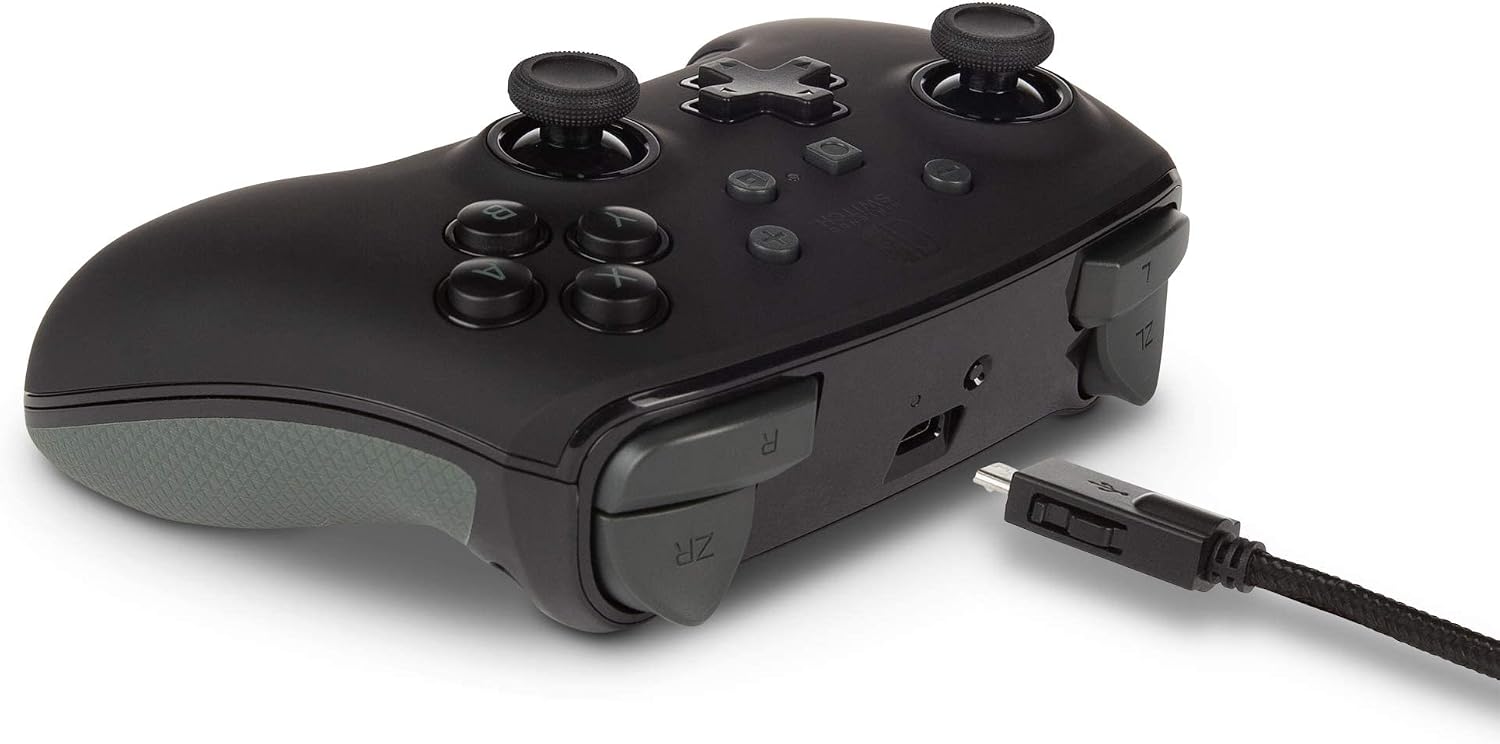 PowerA Fusion Pro Wireless Controller for Nintendo Switch - White/Black, Nintendo Switch Lite, Gamepad, Bluetooth, Video Game Controller, Gaming Controller, Officially Licensed - Nintendo Switch