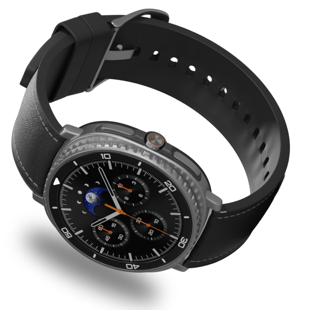 SAMSUNG Galaxy Watch 8 Classic | 46mm, Rotating Bezel | AI Smartwatch w/ 1.34" AMOLED, Wear OS 6, Wi-Fi, Bluetooth, GPS Fitness Tracker, IP68 | International Model L500 | w/Fast Charger, Black