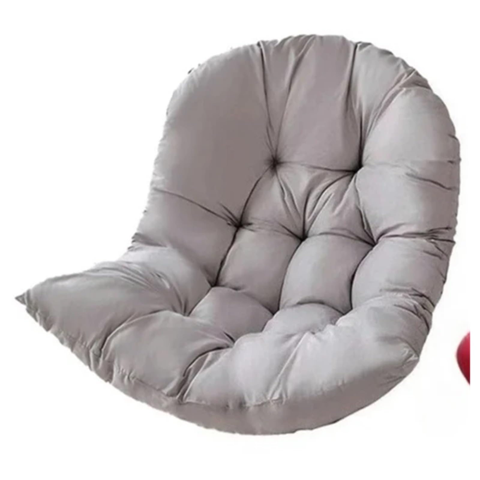 RRYPBOVG Hanging Chair Cushion 120x80cm Hanging Basket Egg Chair Cushion Outdoor Sofa Swing Chair Cushion(Light grey)