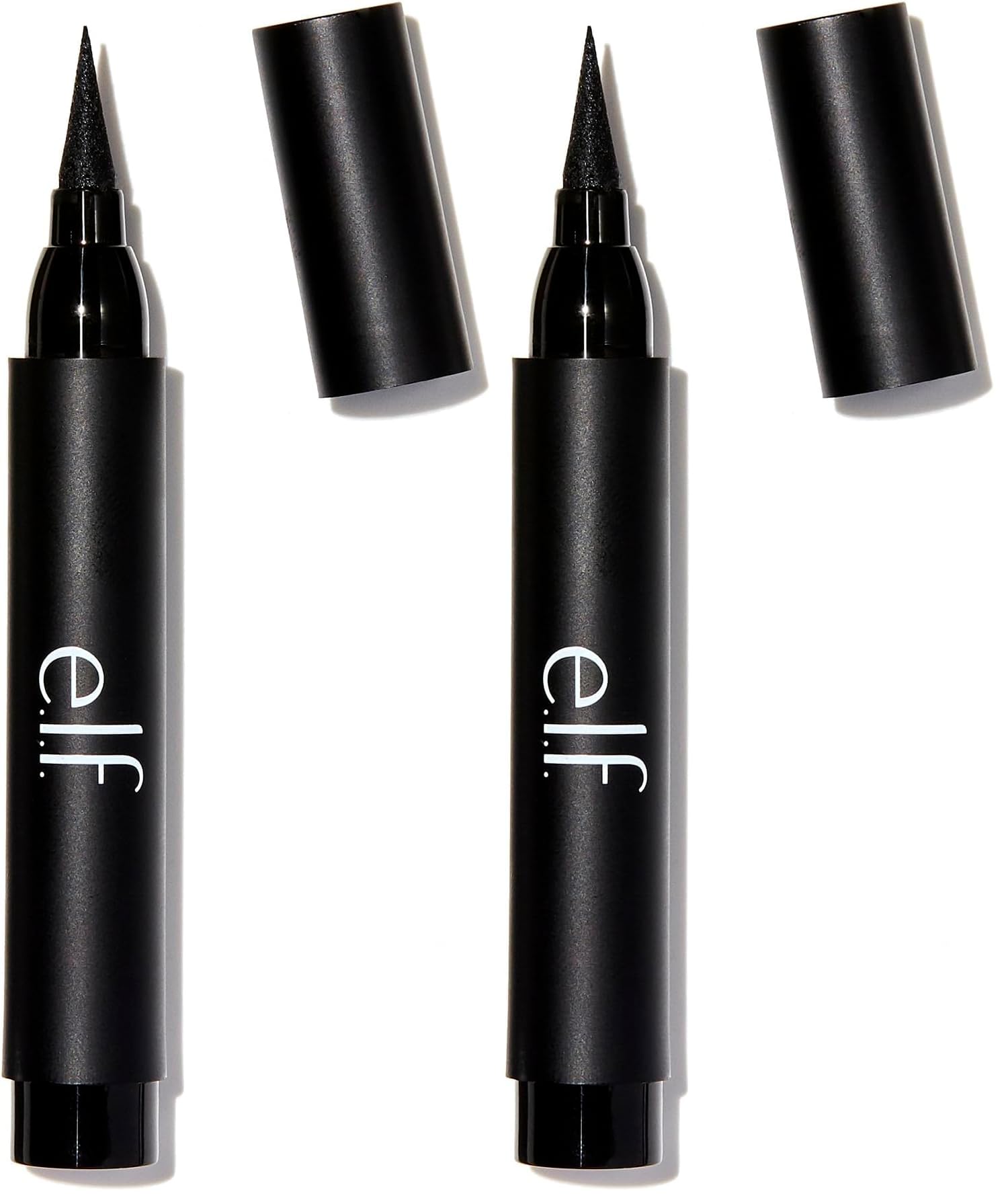 e.l.f. Intense Ink Eyeliner, Enhances The Lash Line With Rich & Long-Lasting Color, Tip For Precise Application, Vegan & Cruelty-Free, Blackest Black (Pack of 2) Pack of 2 (0.08 Ounce each)