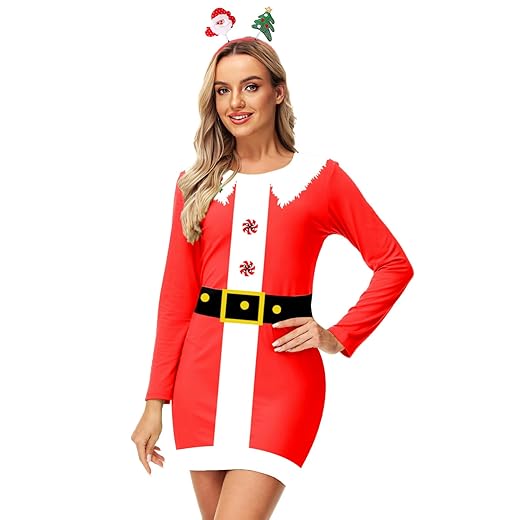 Women'S Pumpkin Costume Dress Halloween Jack O Latern Costumes Slim Fit Orange Cute Food Dress XL