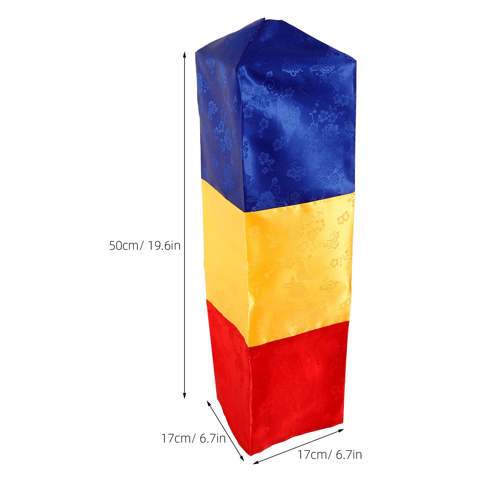 LUOZZY Korean Lantern Paper Lantern Shade Restaurant Lantern Traditional Restaurant Lantern Korean Style Hanging Lantern Lamp Cover Decor, Blue Red Yellow
