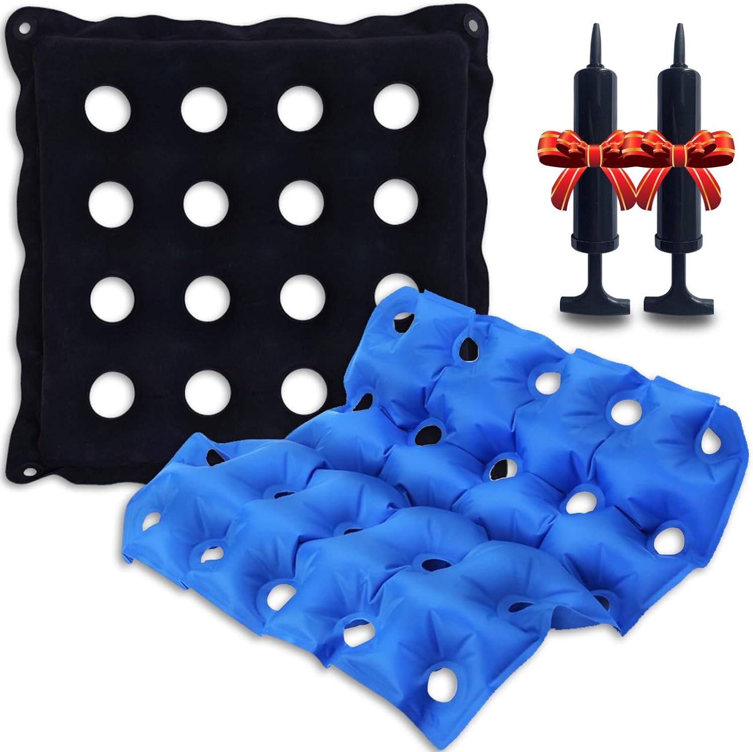 2 Pack Inflatable Seat Cushions for Pressure Relief Ideal