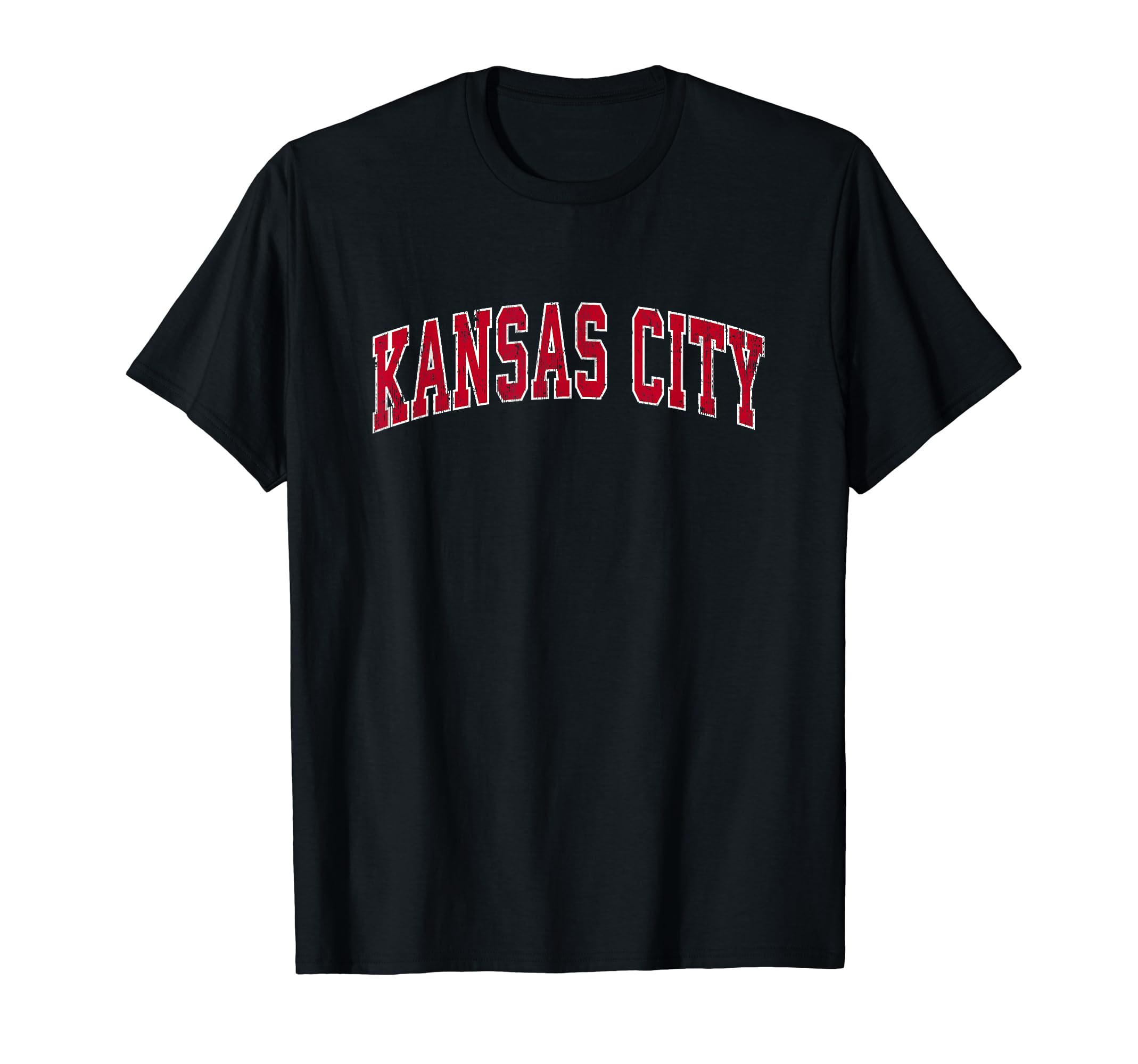 Kansas City KS Retro Shirts & GiftsKansas City Kansas KS Vintage Sports Design Red Design T-Shirt