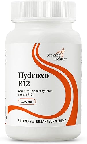 Suplemento Hydroxo B12, 0.00007 oz de hidroxocobalamina (vitamina B12), 60 comprimidos, formulado por médicos, búsqueda de la salud