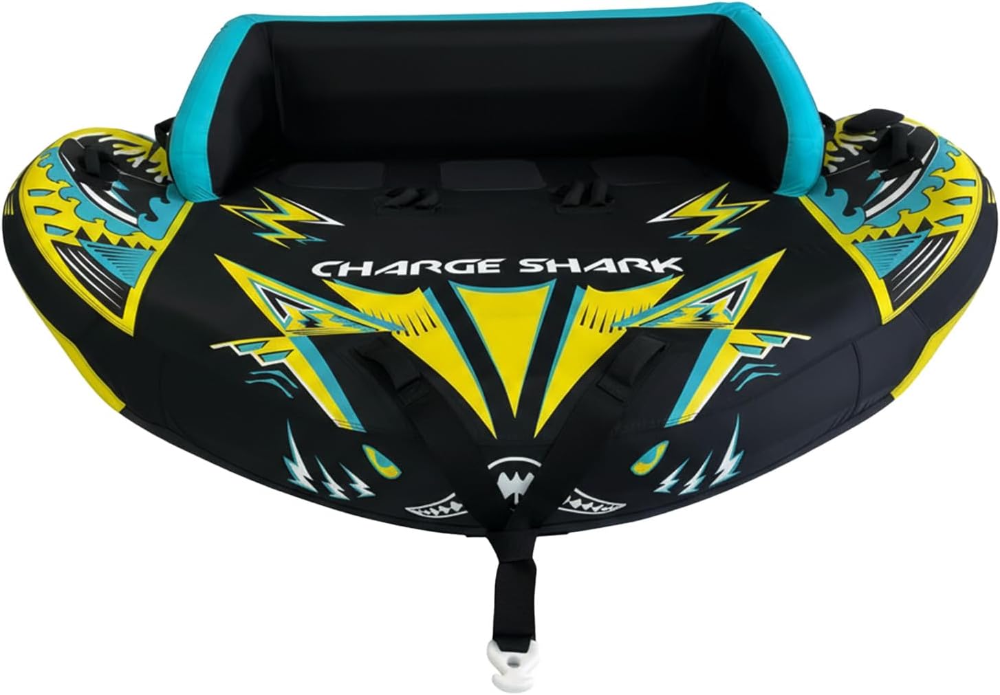 1-3 Person Towable Tubes for Boating, 113" Giant Super Sofa with 4500LB Tow Rope, Heavy-Duty 840D Nylon & 0.8mm PVC, Professional Inflatable Boat Tube for Family and Friends