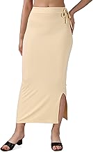 Mehrang Microfiber Saree Shapewear Petticoat for Women, Cotton Blended Shape Wear Dress for Saree