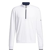 adidas Homme Lightweight Half-Zip Top, White