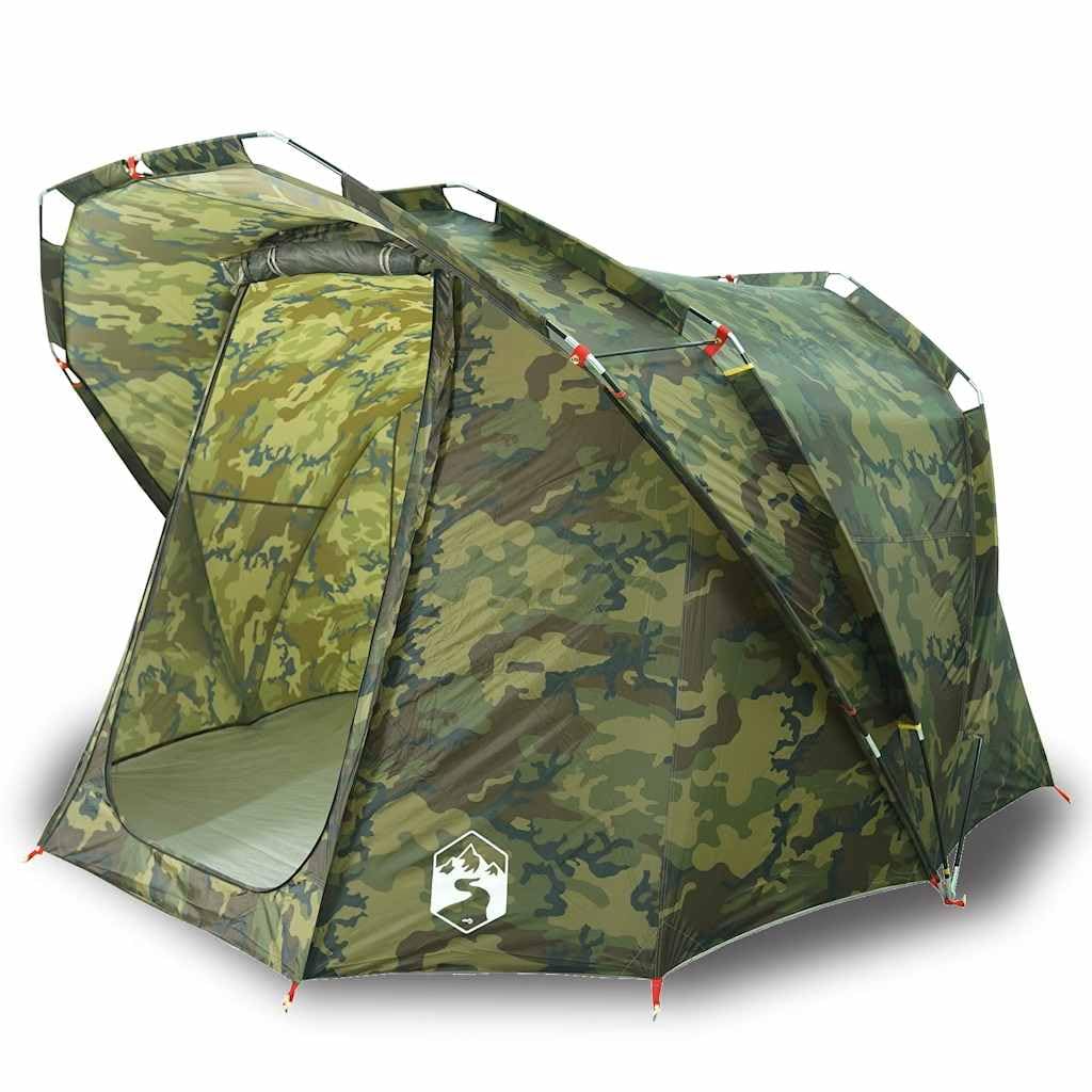 Tienda de Pesca 4 Personas Impermeable Verde Oliva