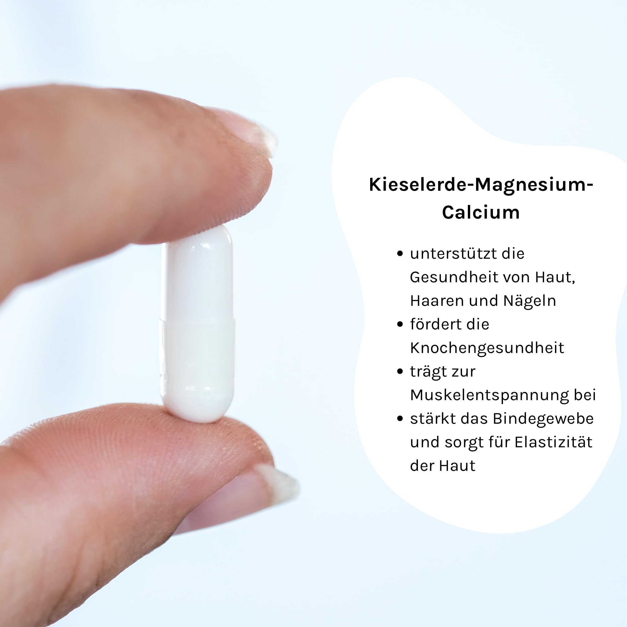 Astrid Twardy Kieselerde-Magnesium-Calcium Kapseln – Unterstützt Knochen, Muskeln und Bindegewebe - 2x160 Kapseln