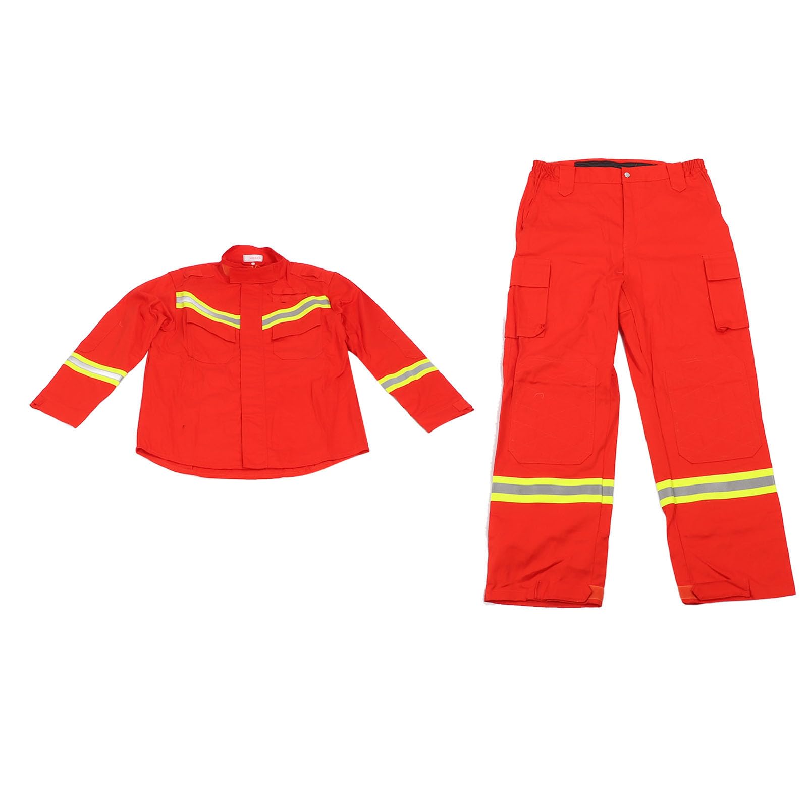 Tuta Vigile del Fuoco Indumenti Protettivi Ignifughi con Calore Elevato, Resistenza Agli Acidi, Caratteristiche Statiche per i Soccorsi di Emergenza (XL (180 cm))