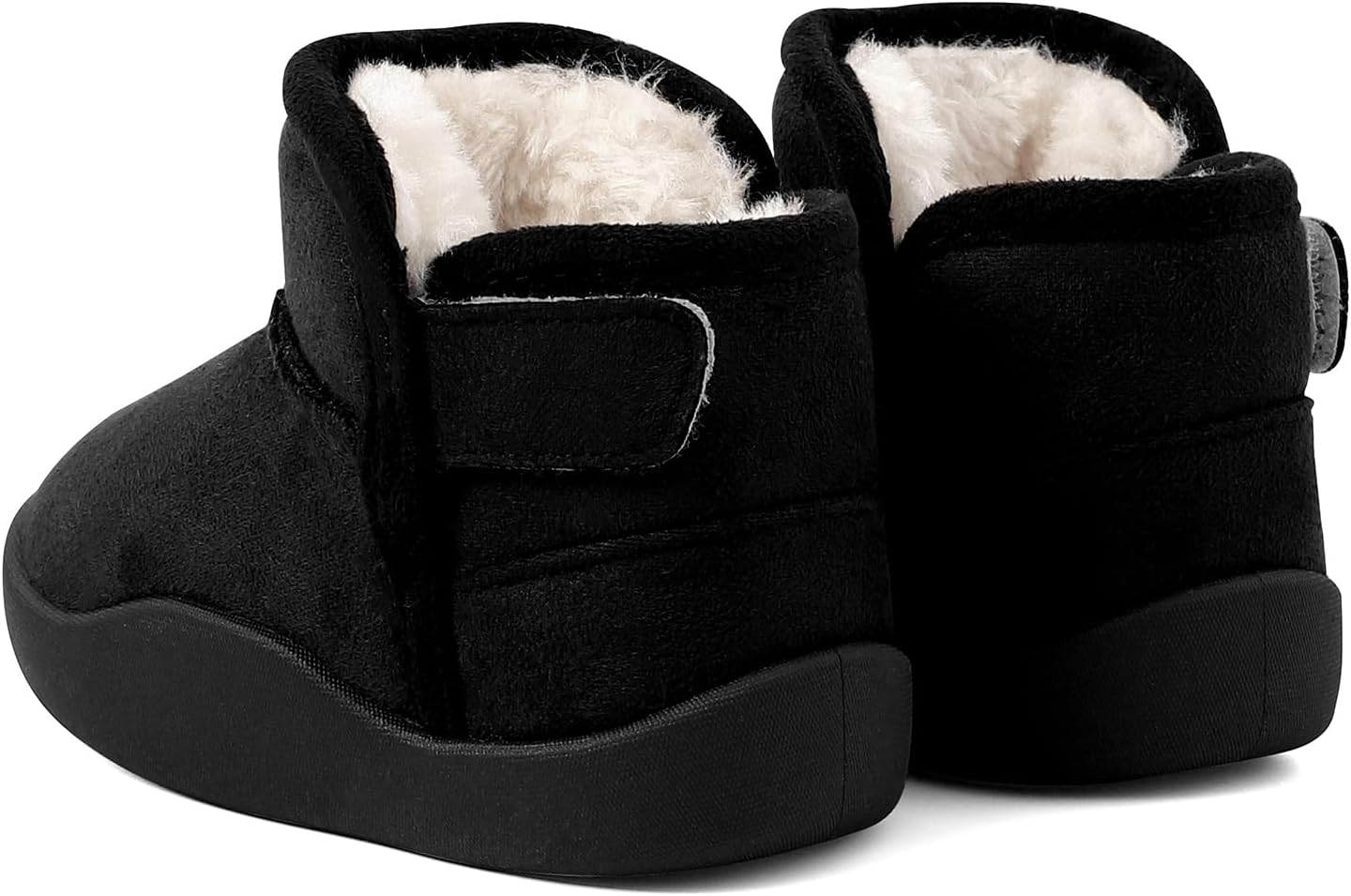 Kids Snow Boots Girls Boys Winter Warm Shoes Fur Lined Lightweight Fashion Ankle Boots for Toddler/Little Kid
