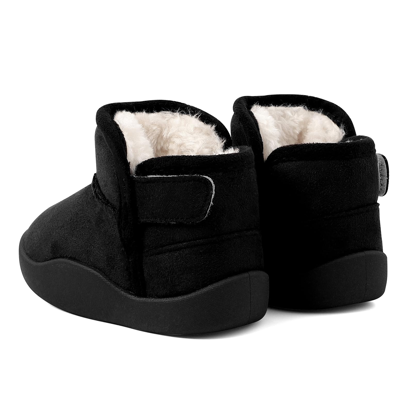 1-5 Année Hiver Bottines Bebe Garçon Fille Peluche Chaude Fourrées Chaussures Pour Tout-petit Enfant